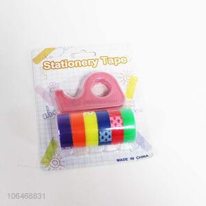 Most popular 6 colors stationary tape set for office and students