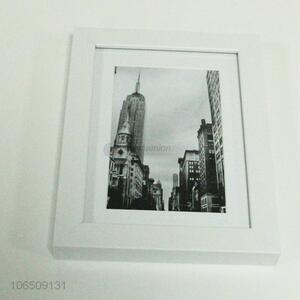 Simple design high-end rectangle plastic photo frame