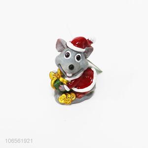 Good quality home decorating items mouse shaped resin figurine