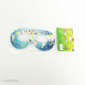 Promotional birthday party props paper glasses paper patch