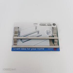 Professional supply bathroom stainless steel two rails towel bar towel holder