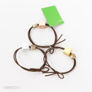 Wholesale women hair accessories 3pcs elastic hair ropes