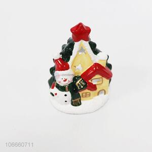 Good Quality Christmas Decoration Ceramic Candlestick