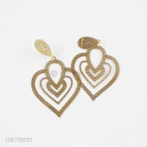 Delicate Design Heart Shape Earring Fashion Jewelry