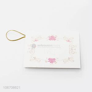 Superior quality rectangle thank you cards paper greeting card