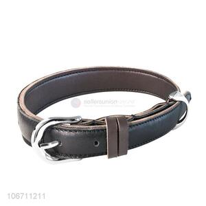 New Product Innovative Adjustable Leather Pet Dog Collar