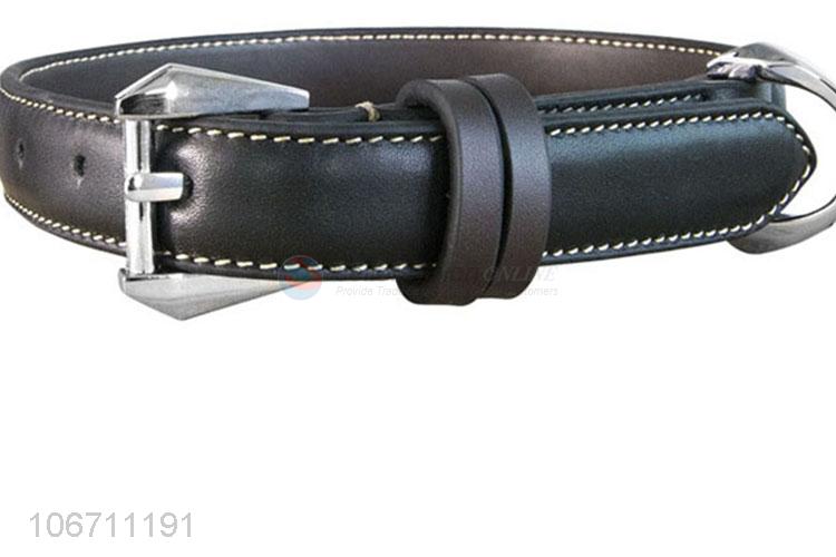Wholesale Pet Supply Accessory Leather Dog Collar