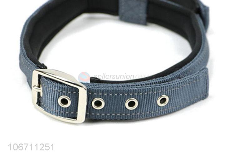 High Quality Custom Adjustable Pu Leather Pet Supplies Dog Collar
