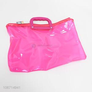 Unique design transparent plastic package pvc clear zipper bag