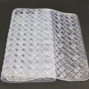 Wholesale popular transparent pvc bath mat with strong suction cups