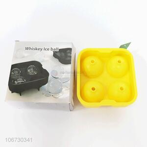 Factory direct sales original non-toxic silicone ice ball tray specialty whiskey ice cube tray