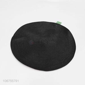 New design handmade table mat round plastic woven table placemats