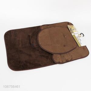 High quality 3pcs/set flannel floor mats door mats