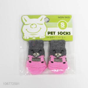 Good market non-slip cartoon pet socks pet supplies