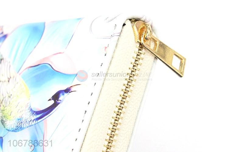 Fashion Printing PU Leather Wallet Fashion Card Holder
