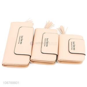 Wholesale PU Leather Card Holder Wallet Set