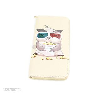 Cartoon Printing Long Wallet Best Leather Purse For Women