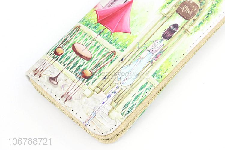 Fashion Printing Leather Purse Best Card Holder For Women