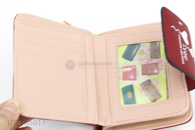 Good Quality PU Leather Card Holder Fashion Purse Set