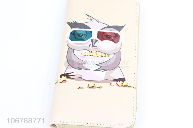 Cartoon Printing Long Wallet Best Leather Purse For Women