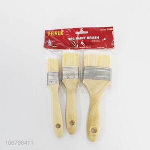High Quality New Cheap 3PC Wooden Handle Paint Brush