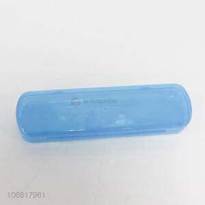 Top sell portable colorful PP plastic toothbrush case travel hiking toothbrush box container