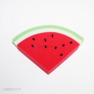 Factory sell cute watermelon shape skin-friendly bath shower sponge