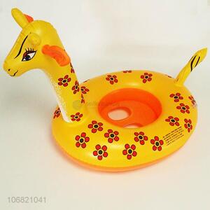 Fashion Animal PVC Inflatable Giraffe Deer Swimming Ring