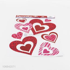 Custom Heart Shape Pvc <em>Wall</em> <em>Sticker</em> Adhesive Removable <em>Sticker</em>