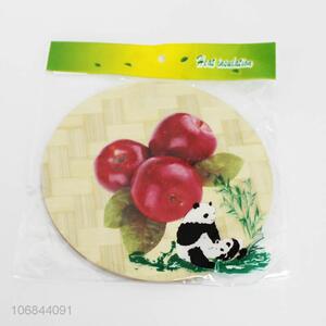 High Quality Round Bamboo Heat Pad Table Mat