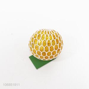 Top selling squishy glitter pvc stress ball for adults and children