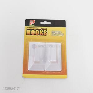 Popular products 2pcs self-stick hooks sticky hooks
