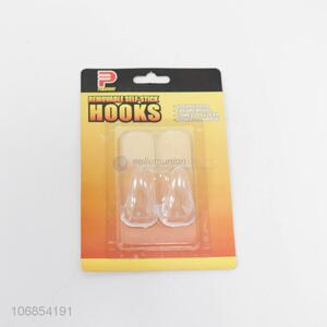 Superior quality 2pcs self-stick hooks sticky hooks