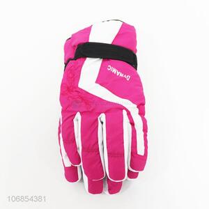 Premium products ladies waterproof winter warm ski gloves