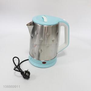 Wholesale creative 2L diamond pattern stainless steel electric kettle