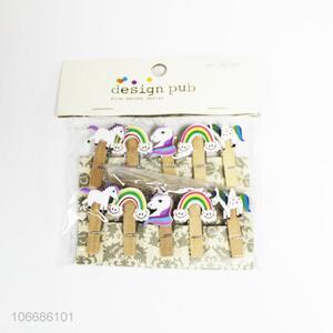 Best Selling DIY Handmade Clips 10PCS Wooden Photo Clips