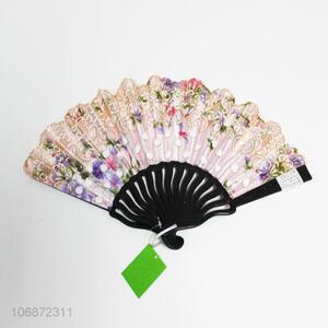 Factory Price Promotional Hand Plastic Folding Fan