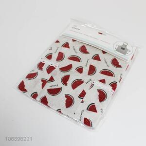 Hot selling oilproof and durable watermelon printed hemp <em>aprons</em>