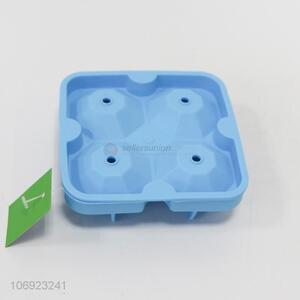 New products 4 cavity silicone ice diamond mold food grade ice cube tray