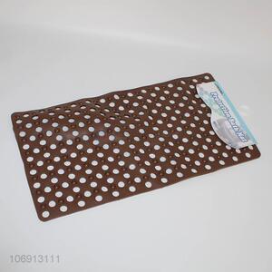 Factory price professional anti-slip draining pvc protection bath mat