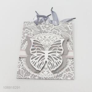 Delicate Design Butterfly Pattern Paper Gift Bag