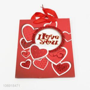 Best Sale Portable Red Gift Bag Fashion Paper Bag