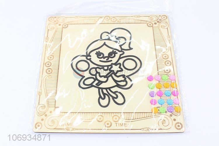 Best Price Cute Cartoon Pattern Children'S Diy Craft Set Snow Mud Clay Painting Board With Clay
