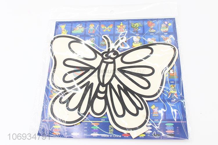 New Product Butterfly Pattern Handmade Diy Snow Mud Painting Kids Educational Toy