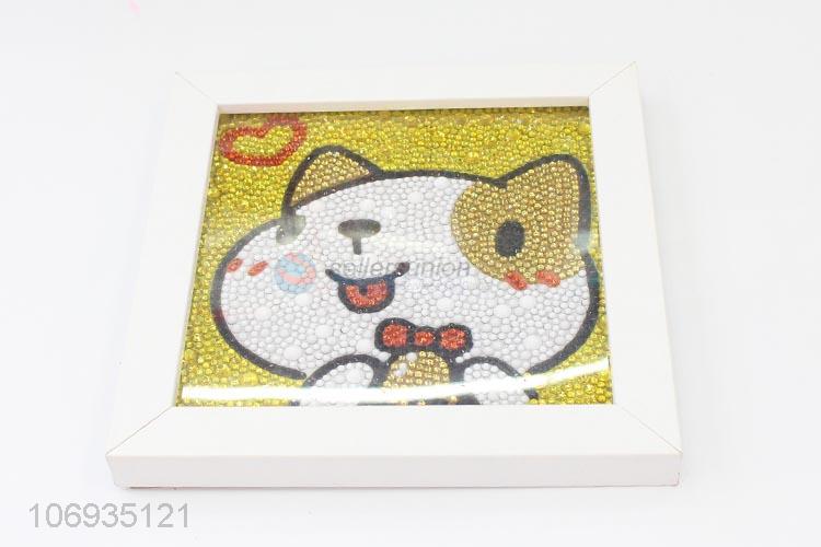 Suitable Price Animal Dog Pattern Kids Diy Diamond Mosaic Painting Kit With Frame