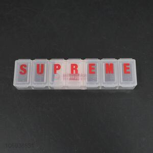 Promotional cheap 7-day plastic pill case medicine box