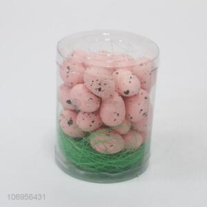 Wholesale items decorative colorful foam eggs Easter eggs and grass