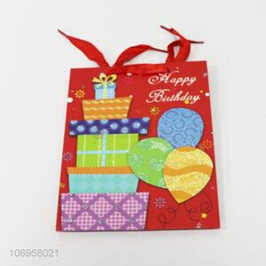 Promotional fashion birthday gift packing bag gift bags