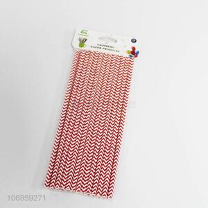 Hot sale 25pc eco-friendly paper drinking straws