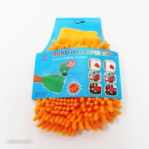 Premium quality chenille double-sided cleaning gloves
